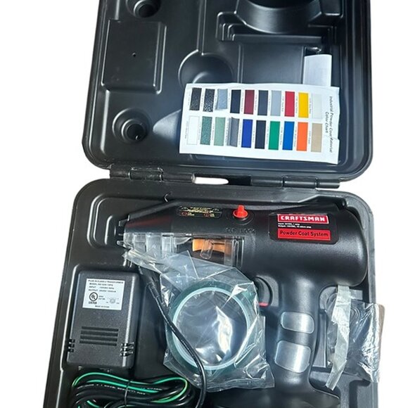 Craftsman Electric Powder Coat Spray System Gun Metal Finisher - Picture 2 of 11